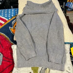American Eagle Outfitters Gray Turtleneck Sweater